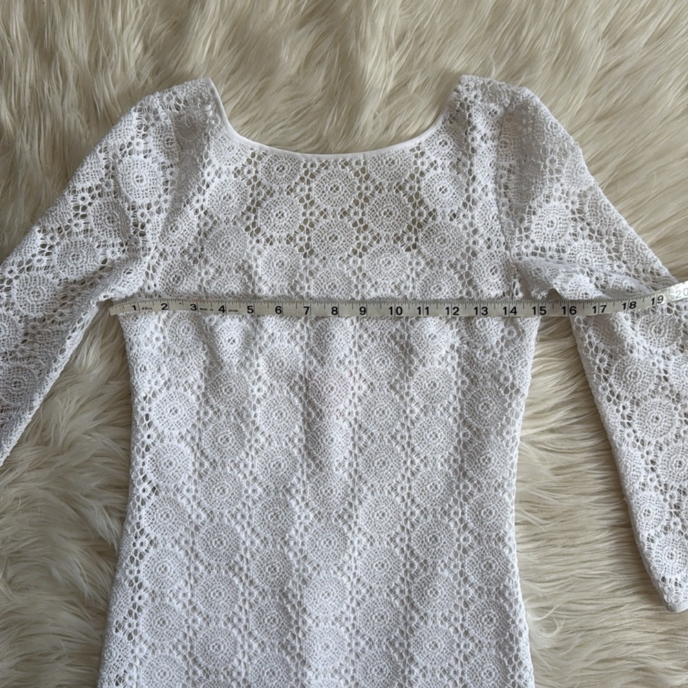 Lilli Pulitzer "Topanga" Lace White Tunic/Dress Size XS - Picture 8 of 14
